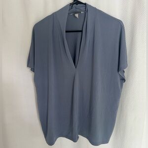 Elegant Blue Women's Top